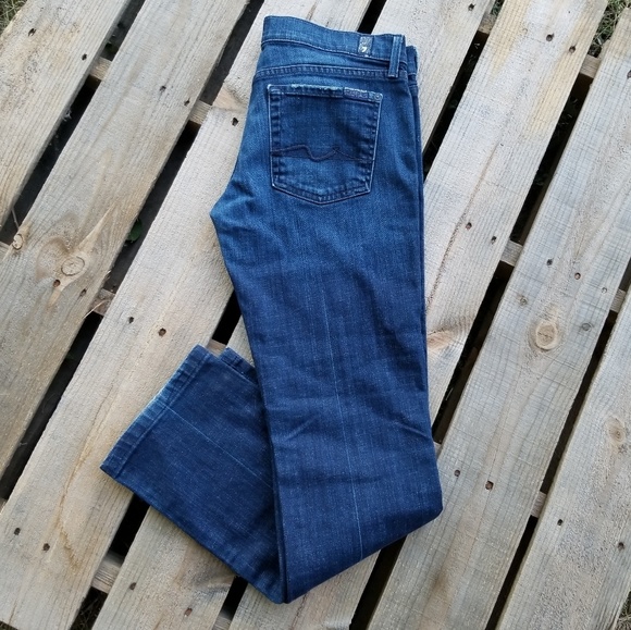 7 For All Mankind Straight Leg Jeans - Picture 1 of 4